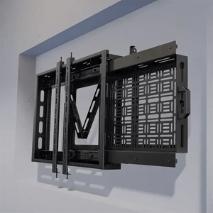 Custom mounting solution for Annoncer Prestige kitchen displays